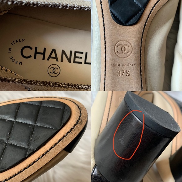 CHANEL Spirit Two Tone Stretch Cap Toe Pump - Picture 8 of 13